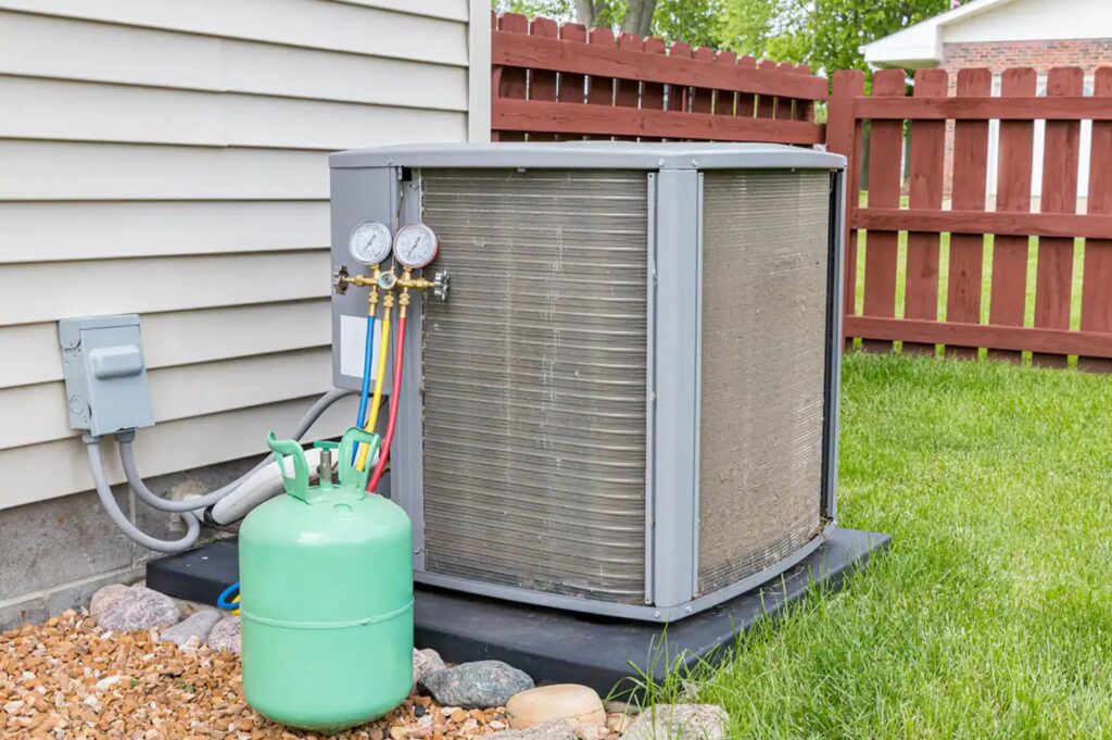 Air conditioner freon recharge
